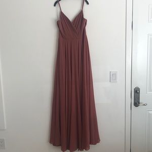 Lulus Rusty Rose Maxi Dress
